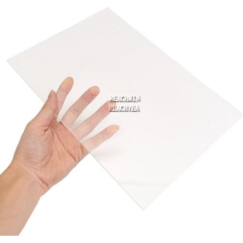 200x300mm Transparent Extruded Plexiglass Clear plastic Sheet acrylic board organic glass polymethyl methacrylate 1mm 3mm 10mm