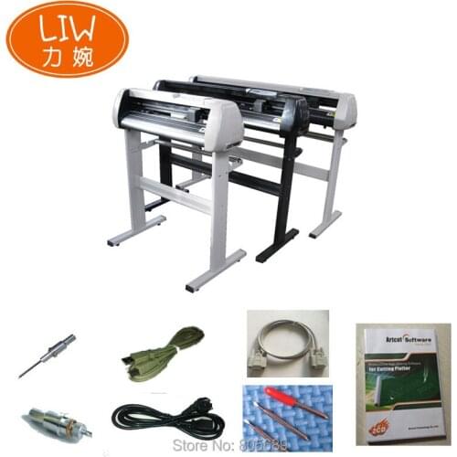 34" Vinyl Cutter Sign Cutting Plotter W/Artcut Software Design/Cut 1100mm