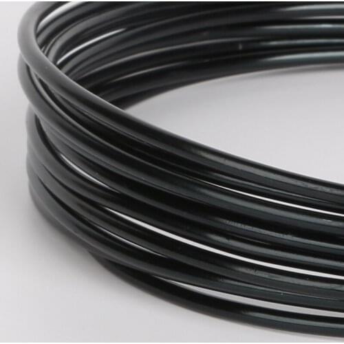 Aluminum Wire 2.5mm(10gauge) Black Siver Turquoise Purple mix color 3M/roll Soft Metal Floristry Wire for DIY Jewelry Findings