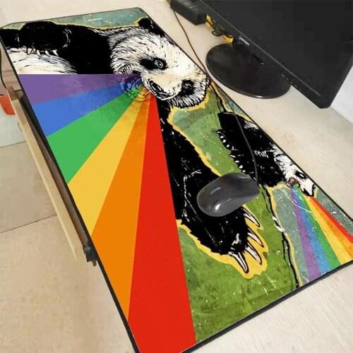 Colorful Panda Gaming Mouse Pad Computer Large Pad XL Pads Anime Gamer Mause Carpet 900x400/300x600mm Desk Ma