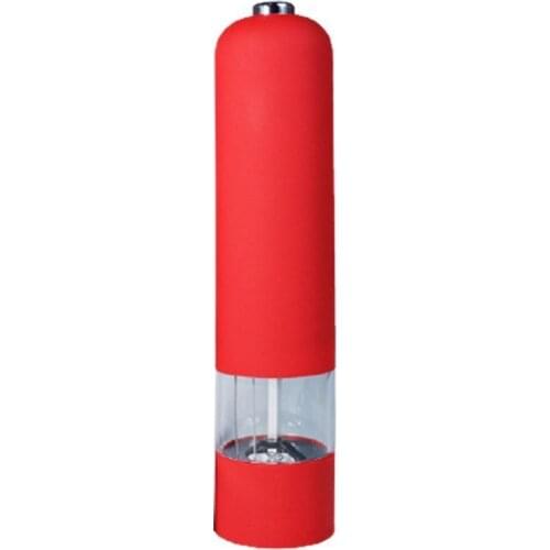 Electric Pepper Grinder Salt Spice Herbal Containers BBQ Mill LED Adjustable Lights Coarseness Kitchen Cooking with Home To C8V4