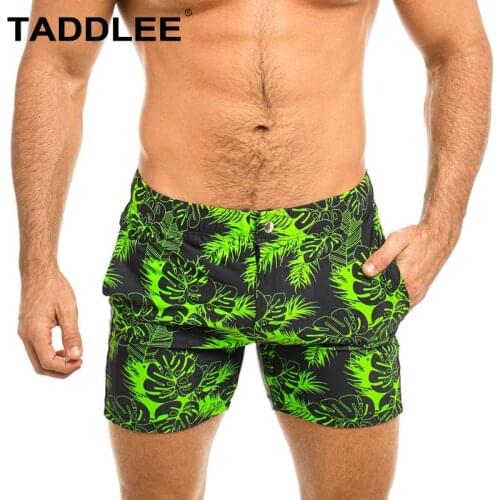 Taddlee Swimwear Men Swimsuits Swim Boxer Trunks Brief Bathing Suits Boardshorts