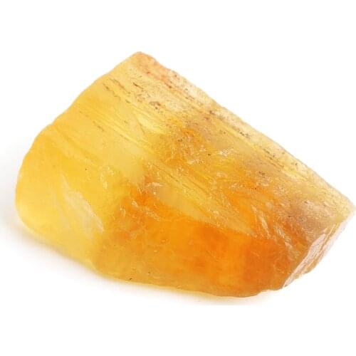 1PC Natural Yellow Fluorite Crystal Rough Rockstone Mineral Specimen Unpolished Gemstone Reiki Healing Home Decor