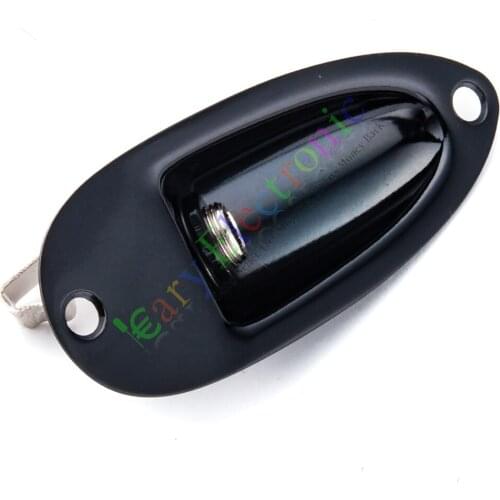 Wholesale and retail 2pc Black Electric Guitar Bass Socket Boat Shape for Output Plug ST SQ Parts free shipping