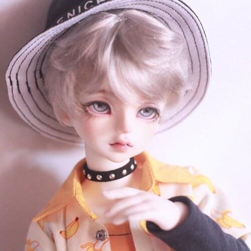 1/3 1/4 1/6 BJD Doll Wig,BJD Wig 6-7'',7-8'',8-9'',9-10'' SD Wig Short Wig Hair for Dolls