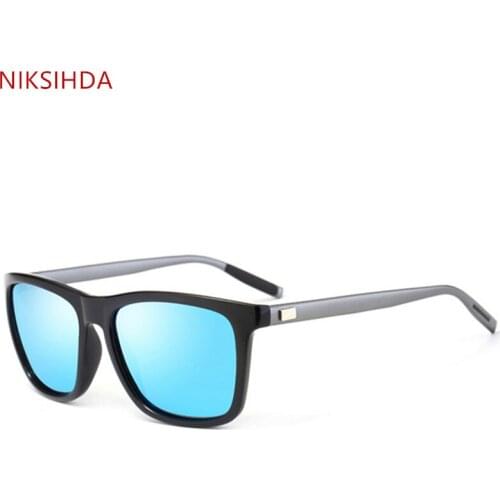 NIKSIHDA Mens Polarized Drivers Mirror, European and American Sunglasses, Mens and Womens Sunglasses, Outdoor Glasses UV400