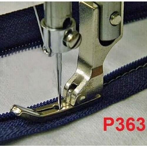 Industrial Sewing Machine Steel Narrow Zipper Presser Foot P363 for Brother Juki 40322SH