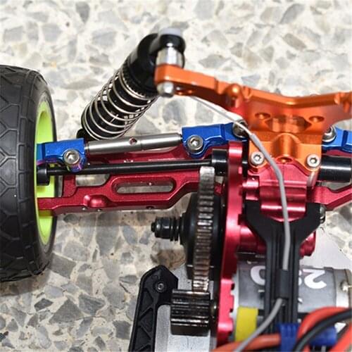 Steel Front Rear Upper Arm Tie Rod With Alloy End R/L Helical Adjustable For LOSI 1/18 Mini-T 2.0 2WD Stadium Truck