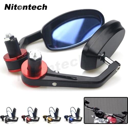 Universal 7/8" Round Mirrors Motorcycle Motorbike Scooters Rearview Mirror Side View Mirrors FOR Cafe Racer
