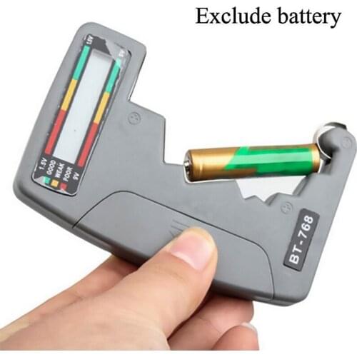 Universal BT-768 Digital LCD Dry Battery Tester Power Supply Tester Ferramenta Digital Display Battery measuring instrument