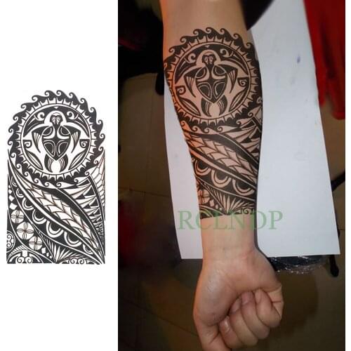 Waterproof Temporary Tattoo Mandala Totems tatto flash tatoo fake tattoos large size back arm leg body art for girl women man