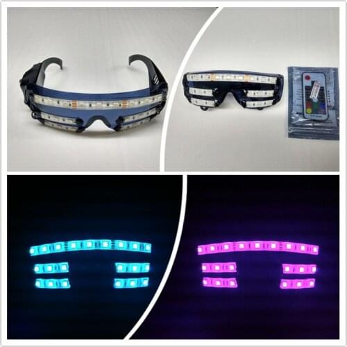 Wecool New Design Fashion Light Up Flash LED Glasses Glowing Classic Toys led Glasses for Decorative Party