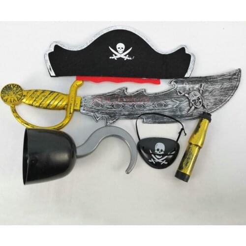 Toy Fun Pirate Weapon Knife Halloween Masquerade Children Dress Up Props Stage Performance Pirates Caribbean Cyclops 2021
