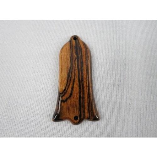 1pcs Hand-made Bocote (Ziricote) Bell shape Guitar Tremolo Cover #1248