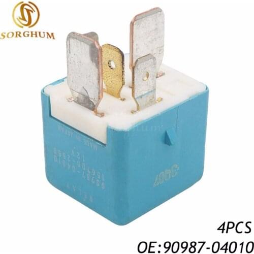4PCS 90987-04010 For Toyota Lexus Blower Motor Relay 156700-2550