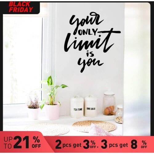 Free shipping Limit Nursery Wall Stickers Vinyl Art Decals For Babys Rooms Removable Decor Wall Decals