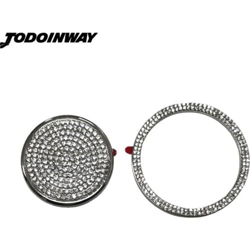 For Jaguar XF XE XJ for Range Rover Evoque for Land Rover Discovery sport diamond gear panel collar lever shifter cover cap