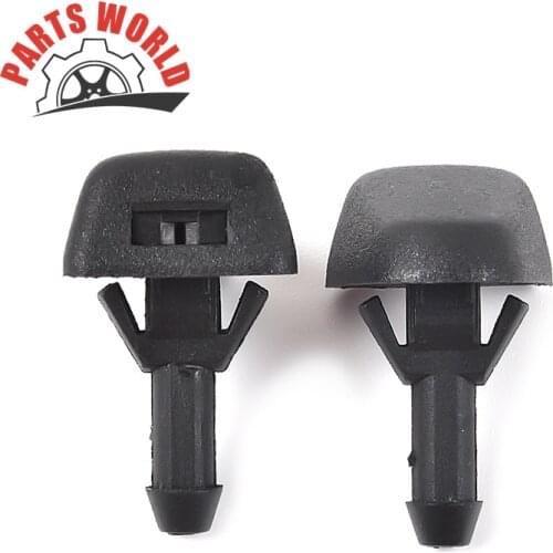 Partsworld 2PCS Front Windshield Washer Nozzles for 2003-2014 Volvo XC90 Replaces OEM : 30655605 Spray Jet Kit