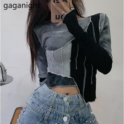 Женские укороченные футболки Gaganight China At AliExpress