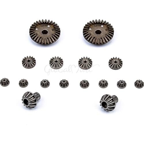 Upgrade Metal Gear 30T 24T 12T Differential Driving Gears 0011/0012/0013/0014 for Wltoys 12428 12429 RC Car Spare Parts