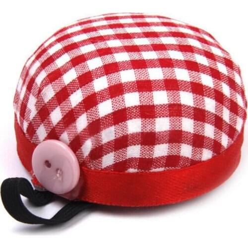 Ball Shape Needle Pin Cushion With Elastic Wrist Belt DIY Handcraft Tool For cross stitch sewing home