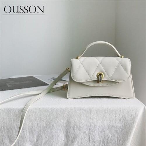 2021 New Handbag Exquisite Women Small Square Bag High Quality Leather Fashion Crossbody Bag For Women