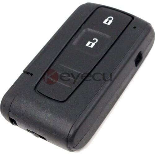 KEYECU New Remote Key Shell Case Fob 2 Button for Toyota Avenis Crown Pruis Verso RAV4