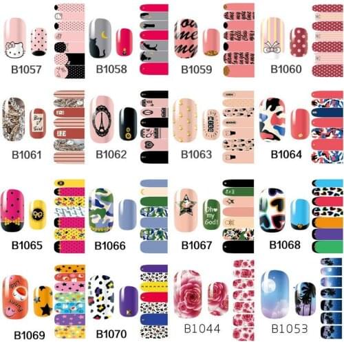 Wholesale Professional Nail Stickers Self-adhesive Manicure Wrap Nail Foil Decoration Decal 500packs/lot free EMS/DHL shipping