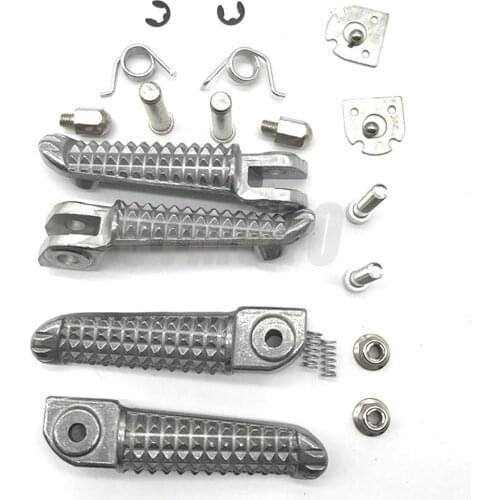 Motorcycle Front Rear Footrests Foot pegs For Yamaha YZF R1 1998-2014 R6 1999-2012 2003-2017 YZF R6S 2003-2008