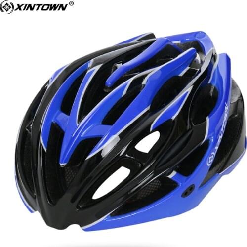 XINTOWN Professional Bicycle Helmets Men Women Safety Helmet Back Light Mountain Road Bike Integrally Molded Cycling Helmets