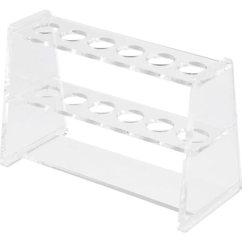 12-hole Test Tube Rack Dual-layer Centrifuge Tube Stand Acrylic Test Tube Holder