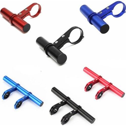 Road Bike Handlebar Extended Bracket Cycling Parts Bicycle Headlight Mount Bar Computer Holder Lantern Lamp Support Rack Stand