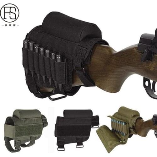 2018 Army Tactical Buttstock Cheek Rest Bag Tactical Crown Cheek Rest With Carrier Carrying Case Pouch With 3 Colors
