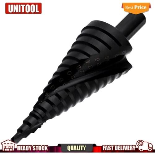 4-32mm Step Drill 4-32mm Bit HSS Spiral step drill for steel titanium step drill bits Grooved Step Conical Cone For Power Tools
