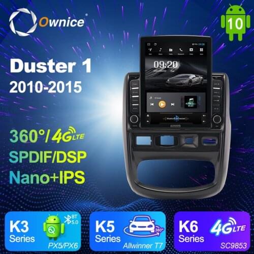 Android 10.0 Ownice Autoradio 2 Din for Renault Duster 1 2010 - 2015 Car Radio Auto GPS Navigation Multimedia DSP Tesla Style