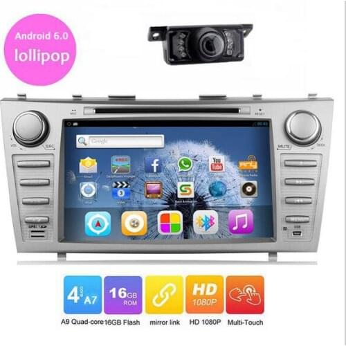 Android 7.1 car DVD player for Camry 2006 2007 2008 2009 2011 Car DVD Player GPS Navigation Radio Central Multimedia