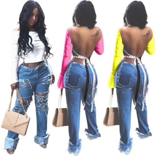 BABAKUD Women's Straight Jeans