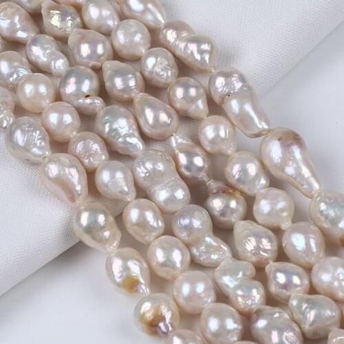 11-14mm 1 Strand Natural White Color Freshwater Pearl Nice Pearl Beads DIY Jewelry Material