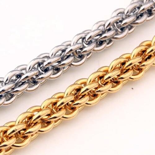 New Design 316L Stainless Steel Silver Color/Gold Handmade Lantern Chain Men Women Necklace Or Bracelet Fashion Jewelry 7-40inch