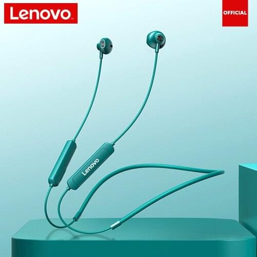 Lenovo SH1 Earphone Bluetooth 5.0 Wireless Headset With Mic IPX5 Stereo Waterproof Sports Earbud Magnetic Neckband Earphones