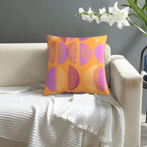 Fun Bright Fabric Pattern In Mid Century Modern Style pillowcase printed cushion cover sofa waist pillow pillow cover