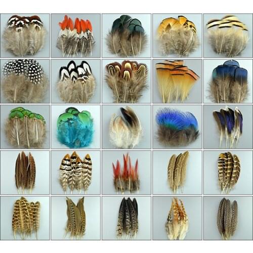 New 50pcs Beautiful Natural Rooster Birds Feathers Peacock Plumas De Colores DIY Party Craft Wedding Decoration