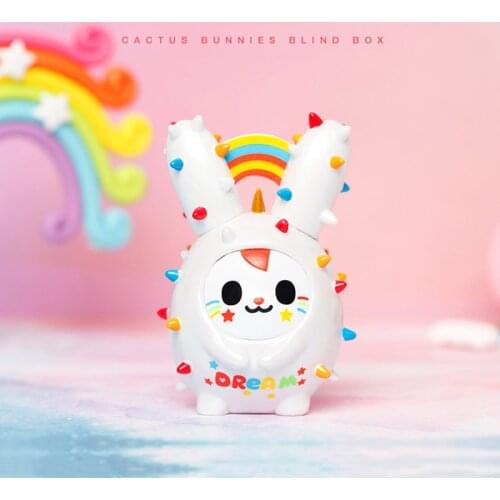 Original Tokidoki Cactus Bunny Blind Box Cute Animal Rabbit Doll Toy Valentines Day Girl Gift