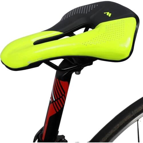 MTB Road Bike Saddle Seat Cushion Biking Portable PU Leather Cycling Bicycle Hollow Dustproof Cycling Parts for WEST BIKING