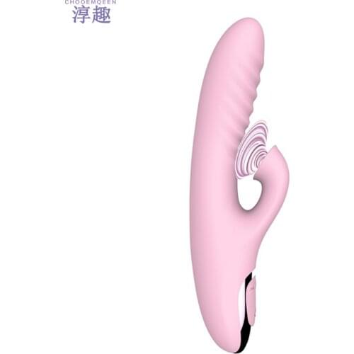 G Spot Vibrators for Women 2 IN 1 Masturbator 12 Frequency Vibration Sucking Clitoris Stimulator Waterproof Vibrator Female