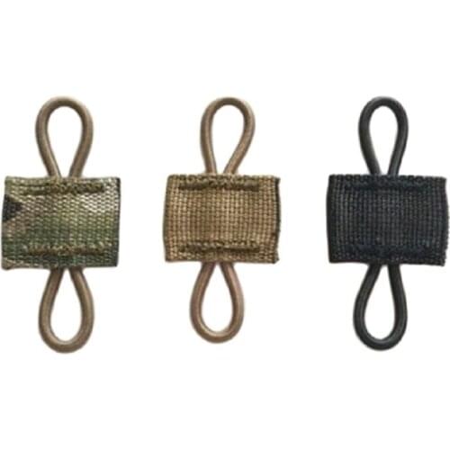 3pcs Tactical Molle Ribbon Buckle Binding Retainer for PTT Antenna Stick Pipe