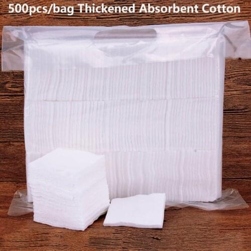 1000Pcs 2 Bags Makeup Cotton Disposal Face Towel Cotton Pads Seal Makeup Remover Wipes Disposable Face Towel Manicure Wipe