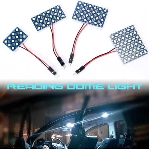 12V 24V 3030 12/18/24/36 SMD W5W T10 Festoon LED Bulbs Nonpolarity Truck Car Door License Plate Reading Dome Light White 6500K