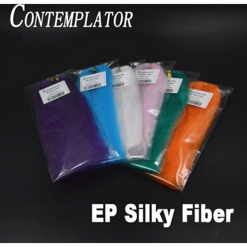 16optional Colors EP Silky Fiber Streamers Durable Fly Tying Materials Versatile Soft Fibers&Hairs For Trout Fishing Flies