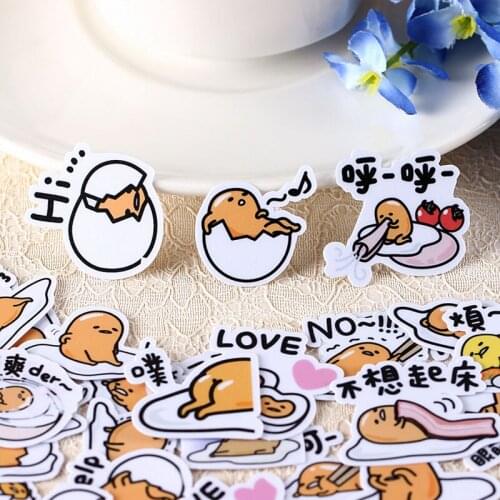 30pcs Creative Cute Self-made Lazy egg 4 Stickers Scrapbooking Stickers /Decorative Sticker /DIY Craft Photo Albums TZ154
